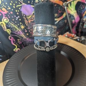 Rustic Cuff bracelet trio RC16